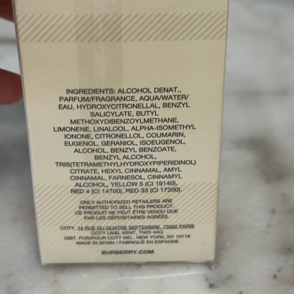 Burberry Weekend Eau de Parfum in Cream Box 3.3 Oz - Picture 4 of 5